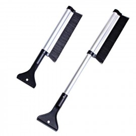 Retractable Handle Snow Shovel Snow Brush Car Cleaning Winter Car Auto Ice Scraper Car SUV Truck Rotatable Brush Car Acessorie