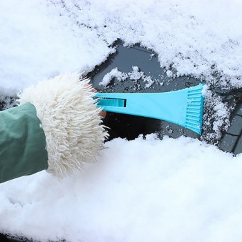 Mini Portable Car Windshield Ice scraper Vehicle Snow Shovel Removal Brush Car Windscreen Clean Tools