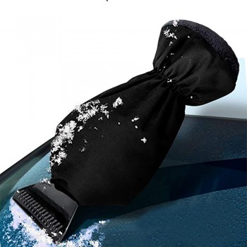 Car Vehicle Durable Warm Gloves Scraper Snow Ice Brush Shovel Removal For Winter warm gloves defrost snow shovel 12.8