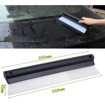 Glass Water Scraper Car Cleaning Tool Window Snow Shovel Ice Tool Silicone Scraping Wiping Defrost Deicing Removal Rain Wate