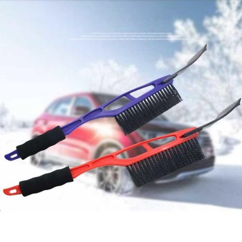 Multifunctional Long Handle Cleaning Shovel Snow Brush Car Ice Convenient practical. Scraper Blue, Red Removal