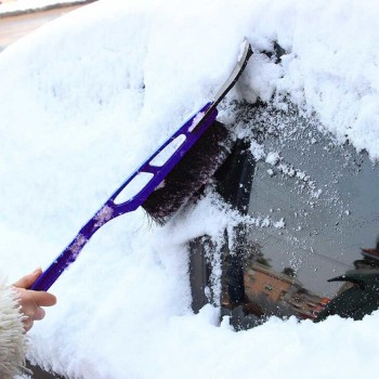 Multifunctional Long Handle Cleaning Shovel Snow Brush Car Ice Convenient practical. Scraper Blue, Red Removal