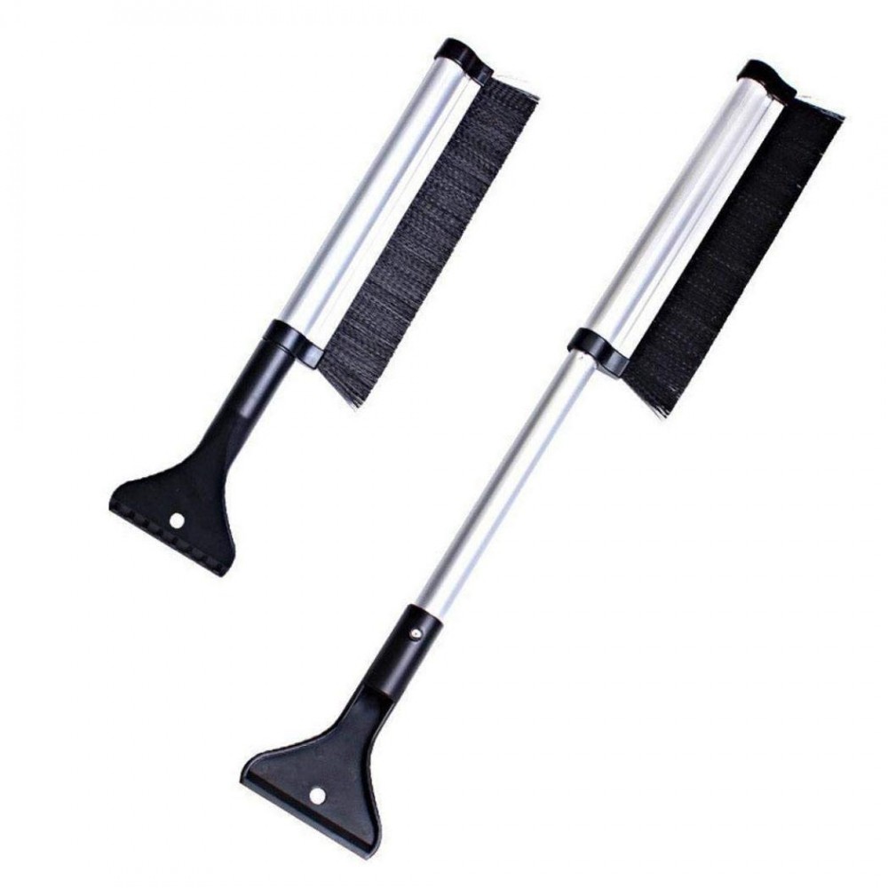 New Aluminum Alloy Retractable Snow Brush Ice Silver Shovel Car 193g Snow Ice Removal Helper General