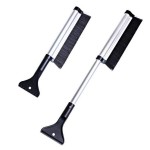 New Aluminum Alloy Retractable Snow Brush Ice Silver Shovel Car 193g Snow Ice Removal Helper General