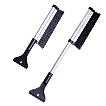 New Aluminum Alloy Retractable Snow Brush Ice Silver Shovel Car 193g Snow Ice Removal Helper General