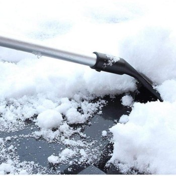 New Aluminum Alloy Retractable Snow Brush Ice Silver Shovel Car 193g Snow Ice Removal Helper General