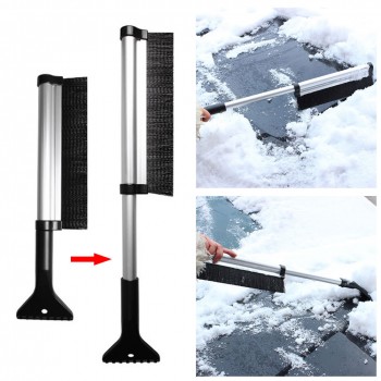 Portable  Extendable Car Auto Ice Scraper Shovel Snow Brush Removal Cleaning Tool DXY88