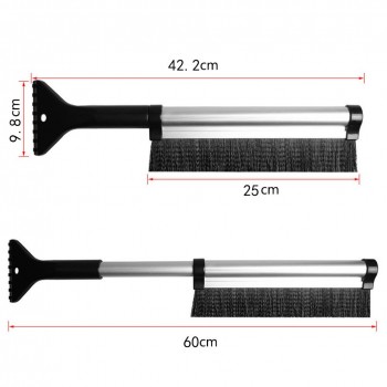 Portable  Extendable Car Auto Ice Scraper Shovel Snow Brush Removal Cleaning Tool DXY88