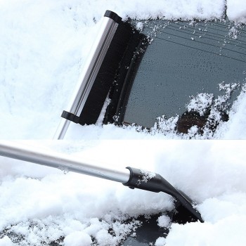 Portable  Extendable Car Auto Ice Scraper Shovel Snow Brush Removal Cleaning Tool DXY88