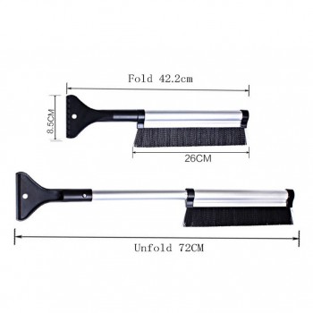 New CARPRIE 1PC Extendable Car Auto Ice Scraper Shovel Snow Brush Removal Cleaning Tool Ice Scraper Brush Tool