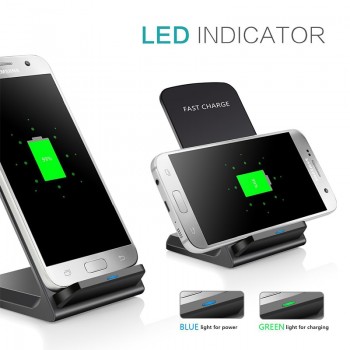 Qi Wireless Charger Stand Fast Charging Charger As Mobile Phone Stand Support For Samsung Galaxy S9/8/7 IPhone X/8