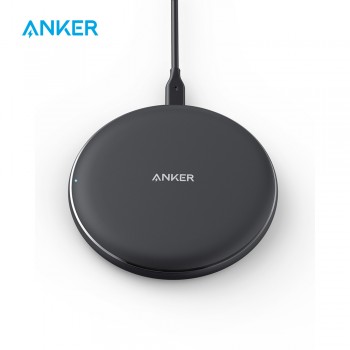 Anker 10W Wireless Charger,Qi-Certified Powerwave Pad Upgraded,7.5W for iPhone,10W Fast-Charging for Galaxy S10/S9/S8/Note 9etc