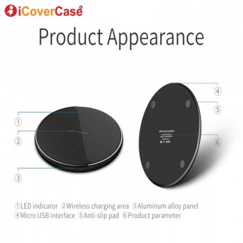 Qi Fast Charging Pad For Huawei Mate 20 Pro P30 Pro LG V30 V30S V35 V40 V50 G8 G8S ThinQ Wireless Charger Power Phone Accessory