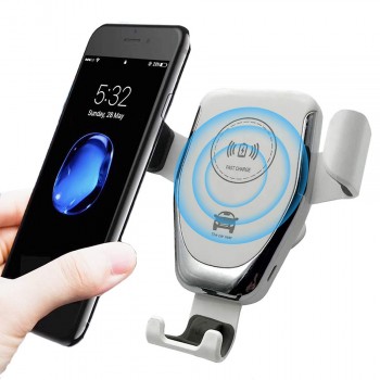 Qi 10W Car Fast Wireless Charger For iPhone 8 8 Plus XS 7.5W Car Wireless Charger For Samsung Galaxy S7 S8 S9 S10 Note 9 Charger