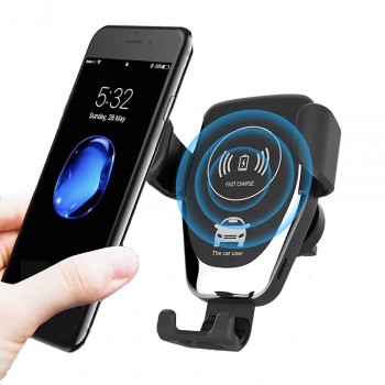 Qi 10W Car Fast Wireless Charger For iPhone 8 8 Plus XS 7.5W Car Wireless Charger For Samsung Galaxy S7 S8 S9 S10 Note 9 Charger