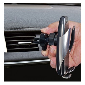 Wireless charging Car Charger IR Automatic 360 Rotate car phone holder Air Vent Suction Phone  Mount Bracket For iphone Android