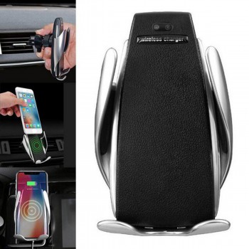 Wireless charging Car Charger IR Automatic 360 Rotate car phone holder Air Vent Suction Phone  Mount Bracket For iphone Android