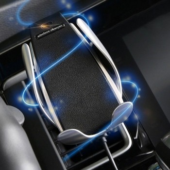 Wireless charging Car Charger IR Automatic 360 Rotate car phone holder Air Vent Suction Phone  Mount Bracket For iphone Android