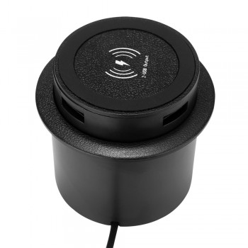 Cool Embedded Wireless Charger For Huawei Xiaomi IPhone 11 Samsung S10 Desk Counter Desktop Bedside Table Office Phone Charger