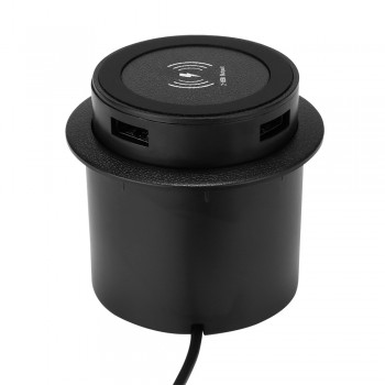 Cool Embedded Wireless Charger For Huawei Xiaomi IPhone 11 Samsung S10 Desk Counter Desktop Bedside Table Office Phone Charger