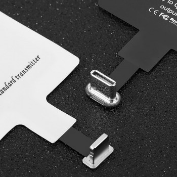 FDGAO Qi Wireless Charger Pad Coil Universal Wireless Charging Receiver module For iPhone 6 7 Plus Samsung Xiaomi Huawei Type-C