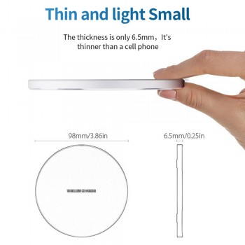 DCAE 10W Wireless Charger Pad Qi Quick Charge USB Fast Charging For iPhone X XR XS 8 Plus Samsung S10 S9 S8 Note 9 8 Xiaom Mi 9