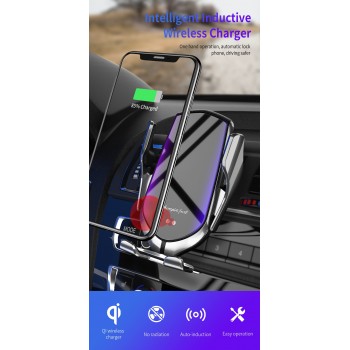 DCAE Car Phone Holder Automatic Clamping 10W Qi Wireless Charger Fast Charging for iPhone X XS XR 8 11 Samsung S10 S9 S8 Note 10