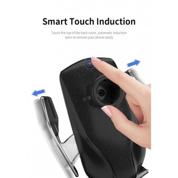 DCAE Car Phone Holder Automatic Clamping 10W Qi Wireless Charger Fast Charging for iPhone X XS XR 8 11 Samsung S10 S9 S8 Note 10
