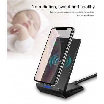 15W Qi Fast Wireless Charger For Samsung S10 9 plus Note10 iPhone Xr 11 Pro Max 8Plus HUAWEI P30 Pro Xiaomi Mi9 Charging Station