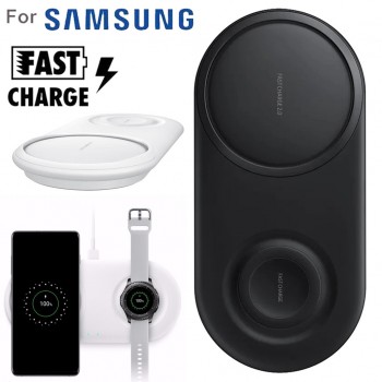 25W QI Wireless Charger Duo Pad Fast Charging Charge for Samsung Galaxy S7 S8 S9 S10 Plus S10e Note 8 Watch for Huawei Mate20pro