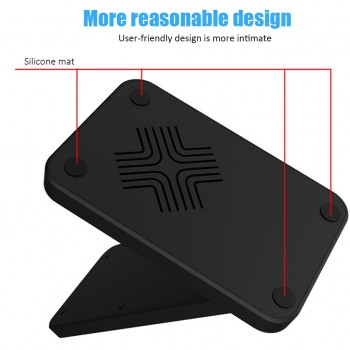 10W Qi Wireless Charger For iPhone XS XR X 8 Plus 2 in 1 Fast Charging Dock For Apple Watch iwatch 4 3 2 For Samsung S9 S8