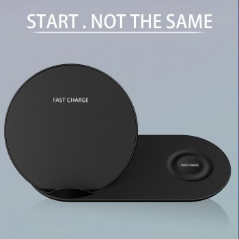 10W Qi Wireless Charger Stand For Samasung S9 + S10 S8 S7 Fast Charging Dock Station for Samsung Watch Wireless charging pad