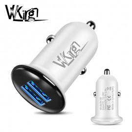 VVKing  Car Charger Dual USB 5V/2.4A Max Charging Mini Adapter For iPhone 6S Plus Samsung Xiaomi Phone Charger 2 USB Car Charge