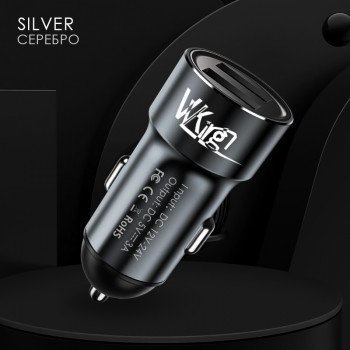VVKing Dual USB Car Charger Adapter 5V 3.0A Max For iPhone Xiaomi Samsung Huawei ipad Mobile Phone 2 Port Metal Car DVR Charger