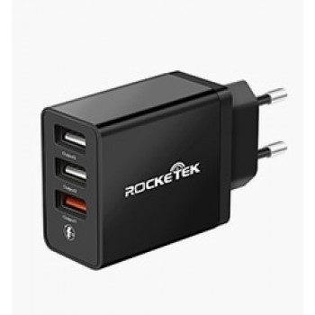 Rocketek All Metal USB Car Charger For Mobile Phone Tablet GPS 3.1A Fast Charger Car-Charger Dual USB Car Phone Charger Adapter