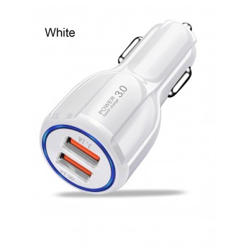 Olaf Car USB Charger Quick Charge 3.0 2.0 Mobile Phone Charger 2 Port USB Fast Car Charger for iPhone Samsung Tablet Car-Charger