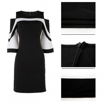 New European and American Hot Fashion Sexy Dress Summer Women Ladies Knee-Length Dress Women Party Dress