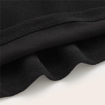 SHEIN Classy Black Plus Size Mock-neck Solid Pencil Slim Dress Women Spring Office Lady Bodycon Basics Plus Size Long Dresses