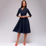 Women 3/4 sleeve Pattern party dresses women Sexy printing streetwear Knee-Length A-Line dress female 2018 autumn dress vestidos