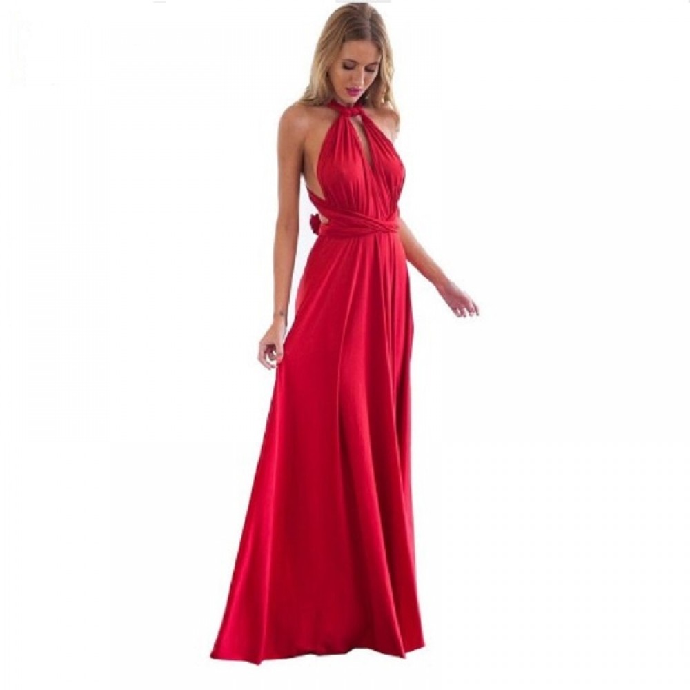 Ladies Sexy Women Maxi Club Dress Bandage Long Party Multiway Swing Dress Convertible Infinity Robe Bridesmaids Boho Women Dress