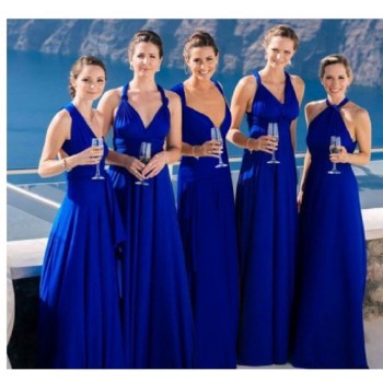 Ladies Sexy Women Maxi Club Dress Bandage Long Party Multiway Swing Dress Convertible Infinity Robe Bridesmaids Boho Women Dress