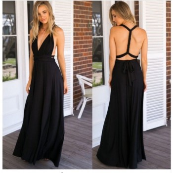 Ladies Sexy Women Maxi Club Dress Bandage Long Party Multiway Swing Dress Convertible Infinity Robe Bridesmaids Boho Women Dress