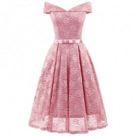 Fashion women Slash neck lace dress ladies New Elegant slim clothing girls Princess dresses woman sexy clothe women laces dress