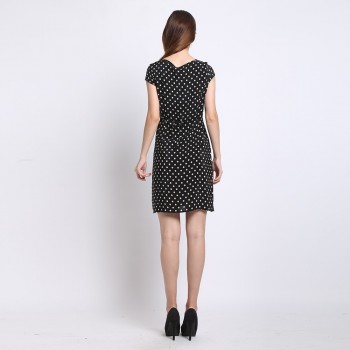100% Natural Silk Fabric Dress Women Autumn Dress Party Dress Female Dresses Ukraine Vestidos Free Shipping Big Promotion