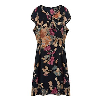 100% Natural Silk Fabric Dress Women Autumn Dress Party Dress Female Dresses Ukraine Vestidos Free Shipping Big Promotion