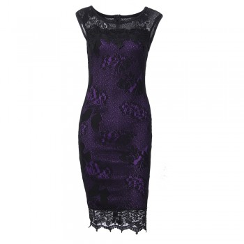 Kenancy 5XL Plus Size Women Pencil Dress Summer Fashion Exquisite Sequins Crochet Butterfly Lace Party Bodycon Dress