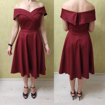 Sisjuly Women Dress Sexy Elegant Off Shoulder 2018 Cotton Elastic A Line Lady Slim Slash Neck Spring Vintage Short Party Dresses