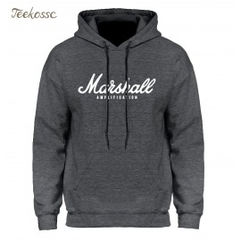 Marshall Hoodie Men Amplification Hoodies Mens Slim Hooded Sweatshirt 2018 Winter Autumn Hip Hop Brand Streetwear Crossfit Hoody