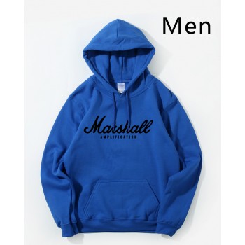 Marshall Hoodie Men Amplification Hoodies Mens Slim Hooded Sweatshirt 2018 Winter Autumn Hip Hop Brand Streetwear Crossfit Hoody
