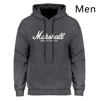 Marshall Hoodie Men Amplification Hoodies Mens Slim Hooded Sweatshirt 2018 Winter Autumn Hip Hop Brand Streetwear Crossfit Hoody